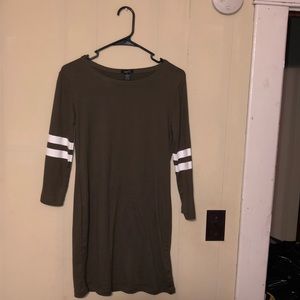 Olive Green - Jersey Dress